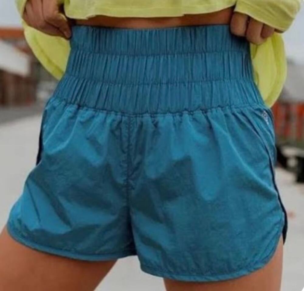 Free People Movement The Way Home Shorts size small dark teal